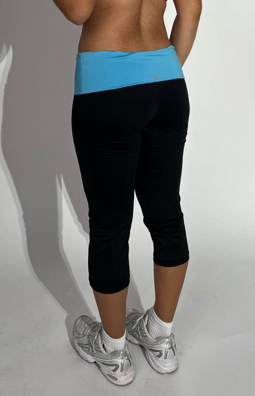 Low rise Fold Over Capris