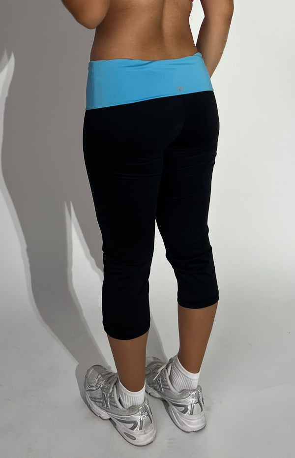 Low rise Fold Over Capris
